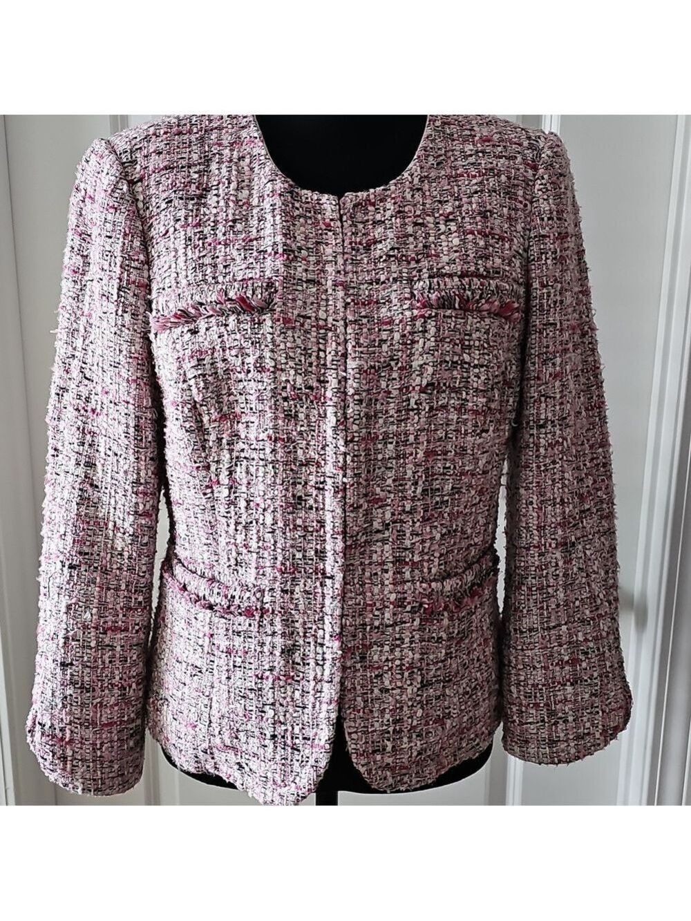 WHBM Tweed Crop Jacket